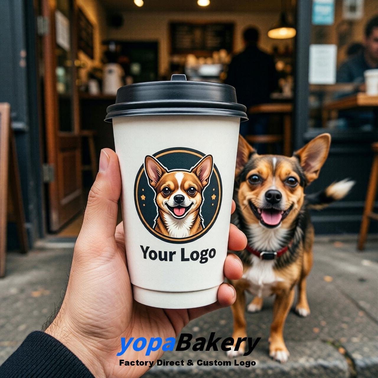 Chihuahua Double Wall Paper Cups: 8oz/12oz/16oz/20oz/22oz/24oz
