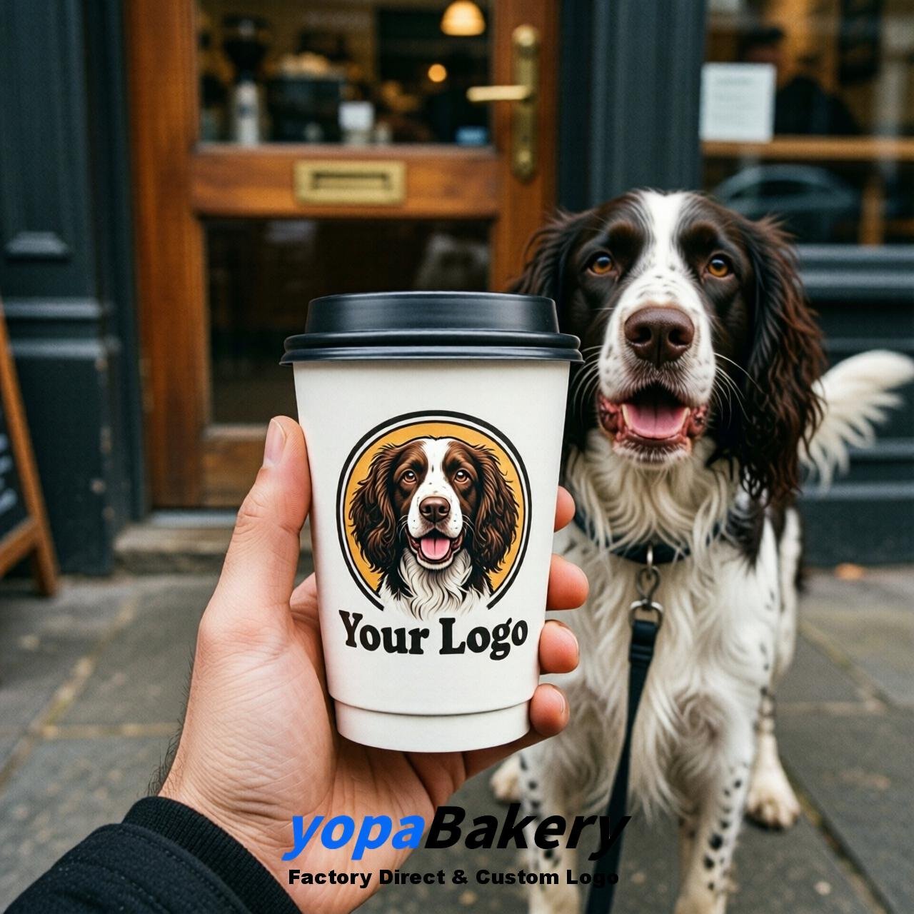 English Springer Spaniel Double Wall Paper Cups: 8oz/12oz/16oz/20oz/22oz/24oz