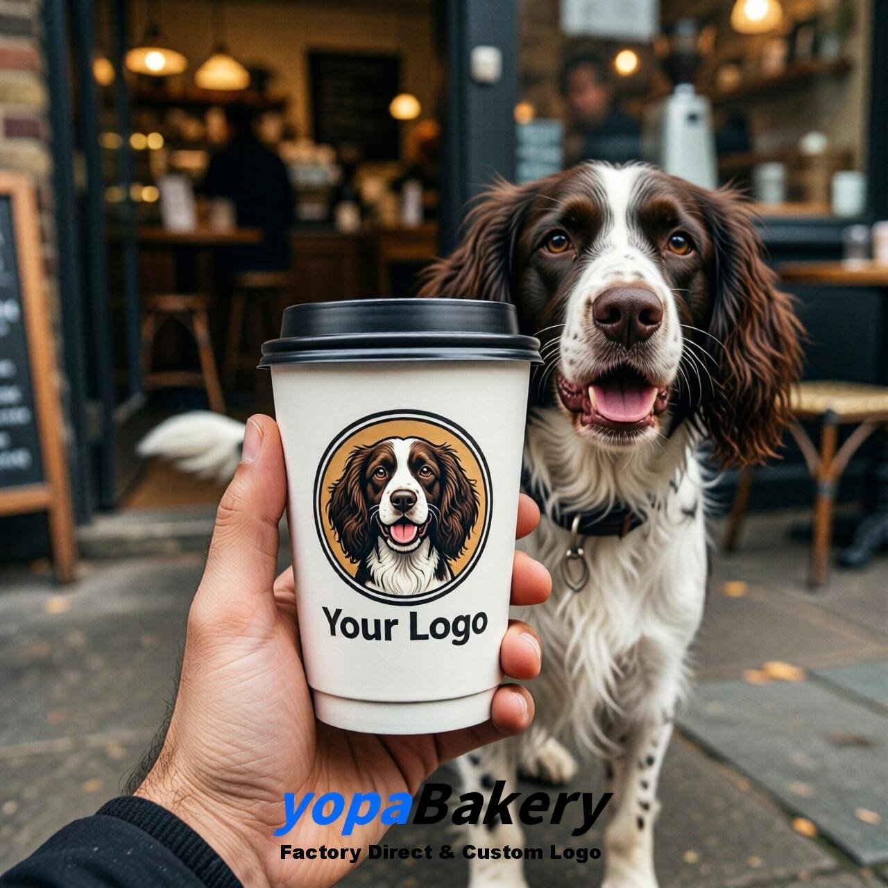 English Springer Spaniel Double Wall Paper Cups: 8oz/12oz/16oz/20oz/22oz/24oz