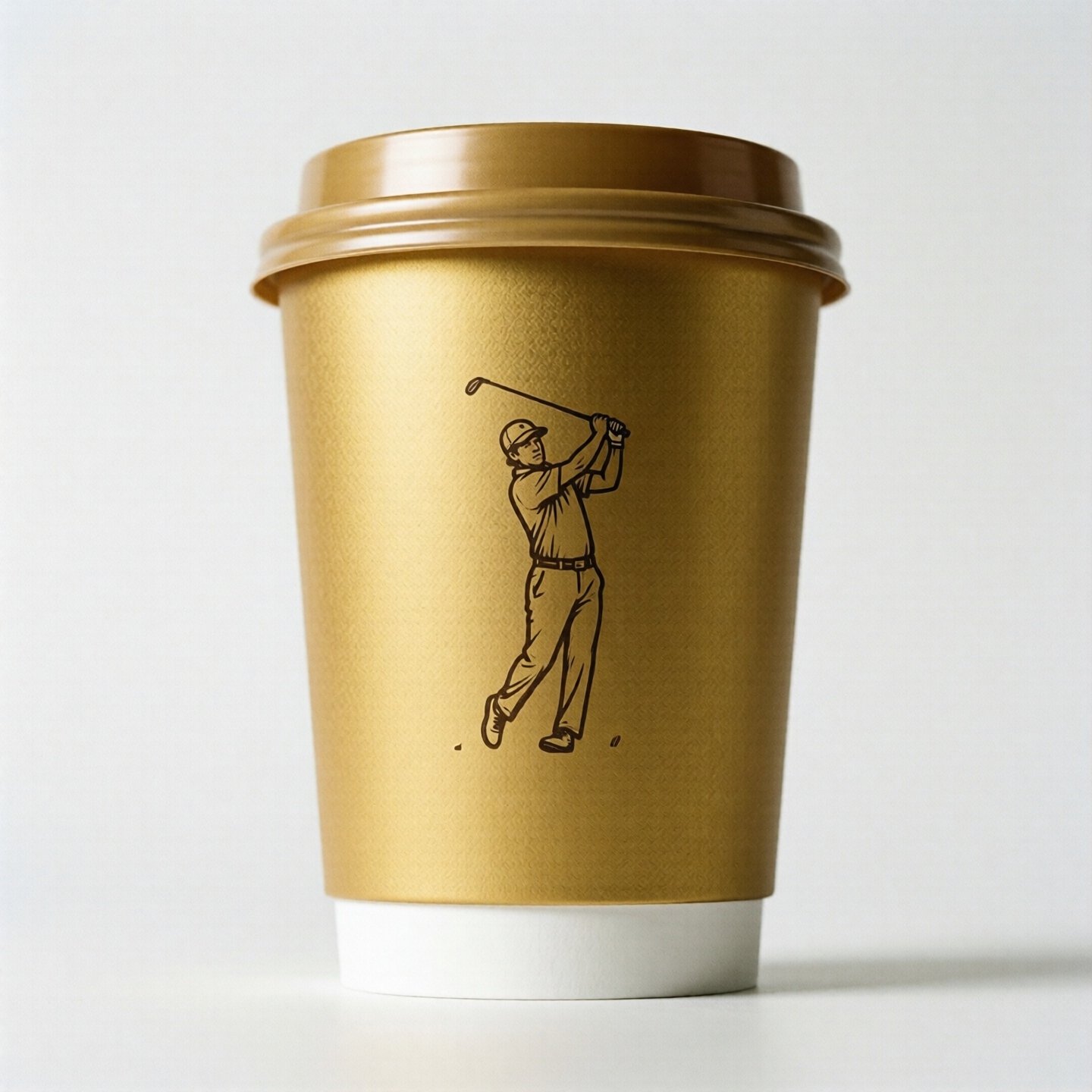 Golf Theme Coffee Paper Cups: 8oz/12oz/16oz/20oz Golf Theme Coffee Paper Cups: 8oz/12oz/16oz/20oz