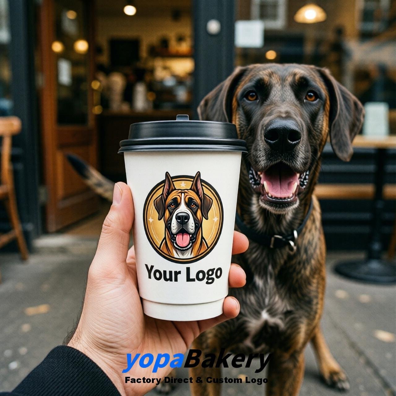 Great Dane Double Wall Paper Cups: 8oz/12oz/16oz/20oz/22oz/24oz