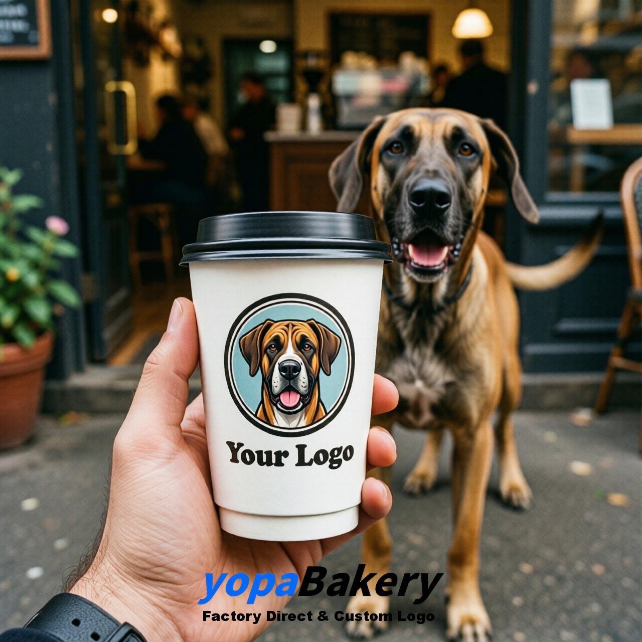 Great Dane Double Wall Paper Cups: 8oz/12oz/16oz/20oz/22oz/24oz