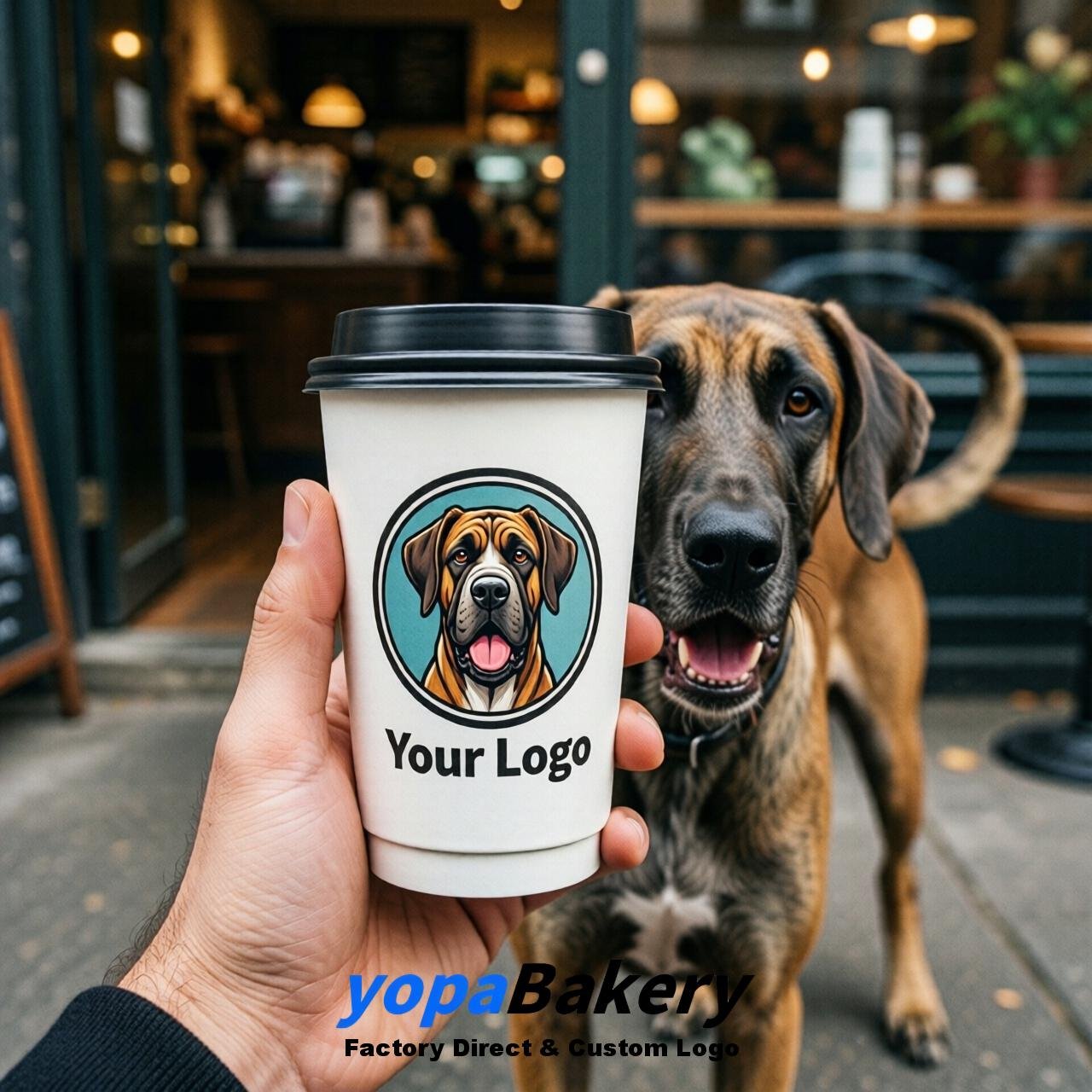 Great Dane Double Wall Paper Cups: 8oz/12oz/16oz/20oz/22oz/24oz