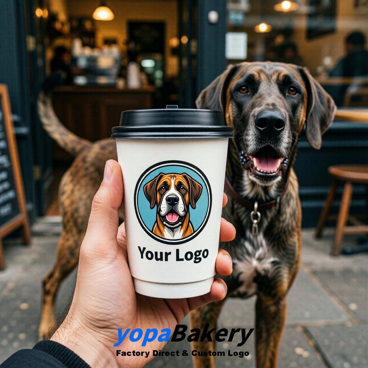 Great Dane Double Wall Paper Cups: 8oz/12oz/16oz/20oz/22oz/24oz