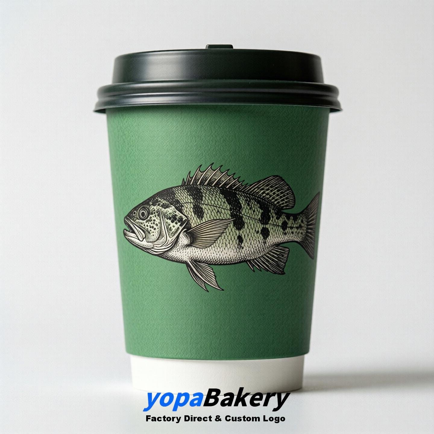 Grouper Double Wall Paper Cups: 100ml/120ml/200ml/240ml/300ml/360ml/400ml/500ml/600ml/700ml