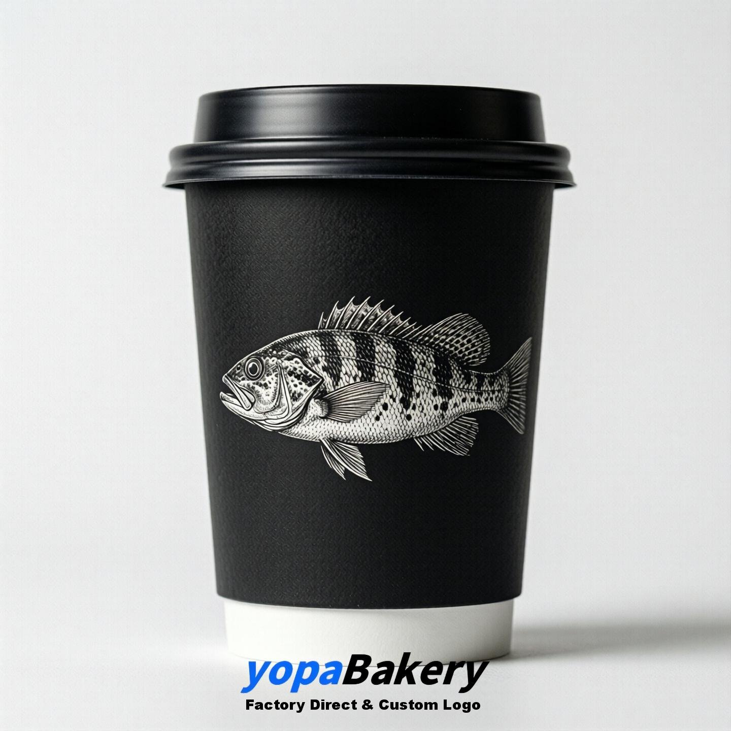 Grouper Double Wall Paper Cups: 100ml/120ml/200ml/240ml/300ml/360ml/400ml/500ml/600ml/700ml