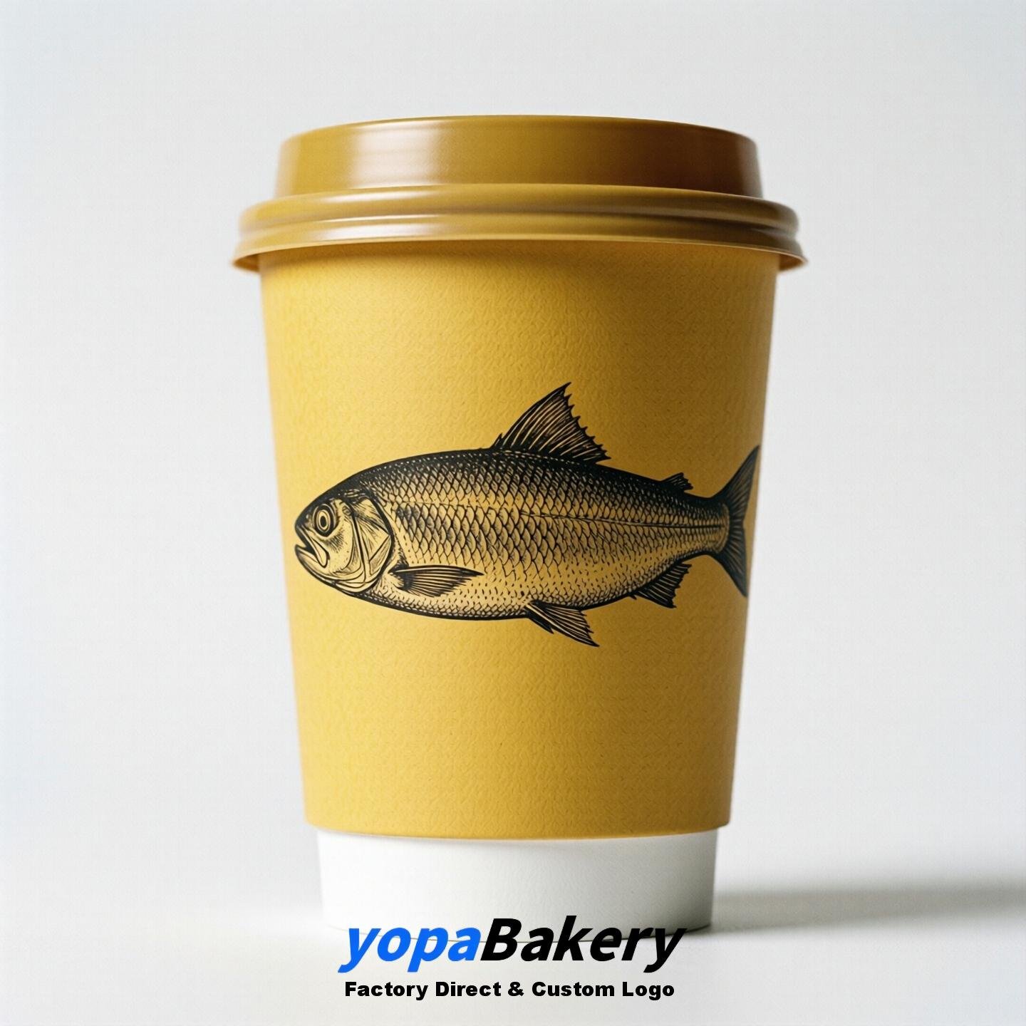 Herring Double Wall Paper Cups: 100ml/120ml/200ml/240ml/300ml/360ml/400ml/500ml/600ml/700ml