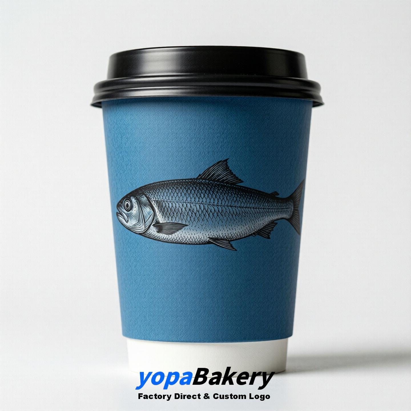 Herring Double Wall Paper Cups: 100ml/120ml/200ml/240ml/300ml/360ml/400ml/500ml/600ml/700ml