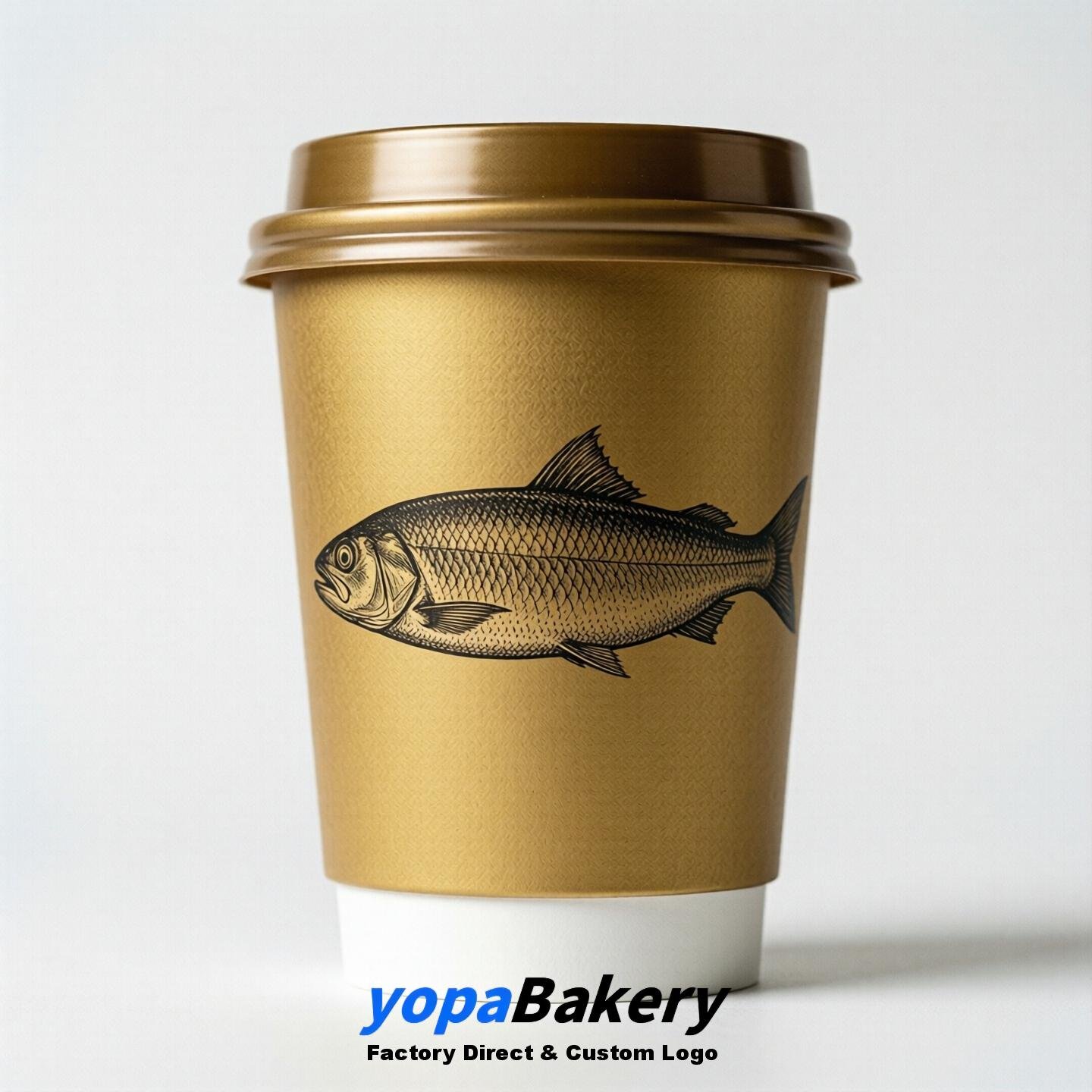 Herring Double Wall Paper Cups: 100ml/120ml/200ml/240ml/300ml/360ml/400ml/500ml/600ml/700ml