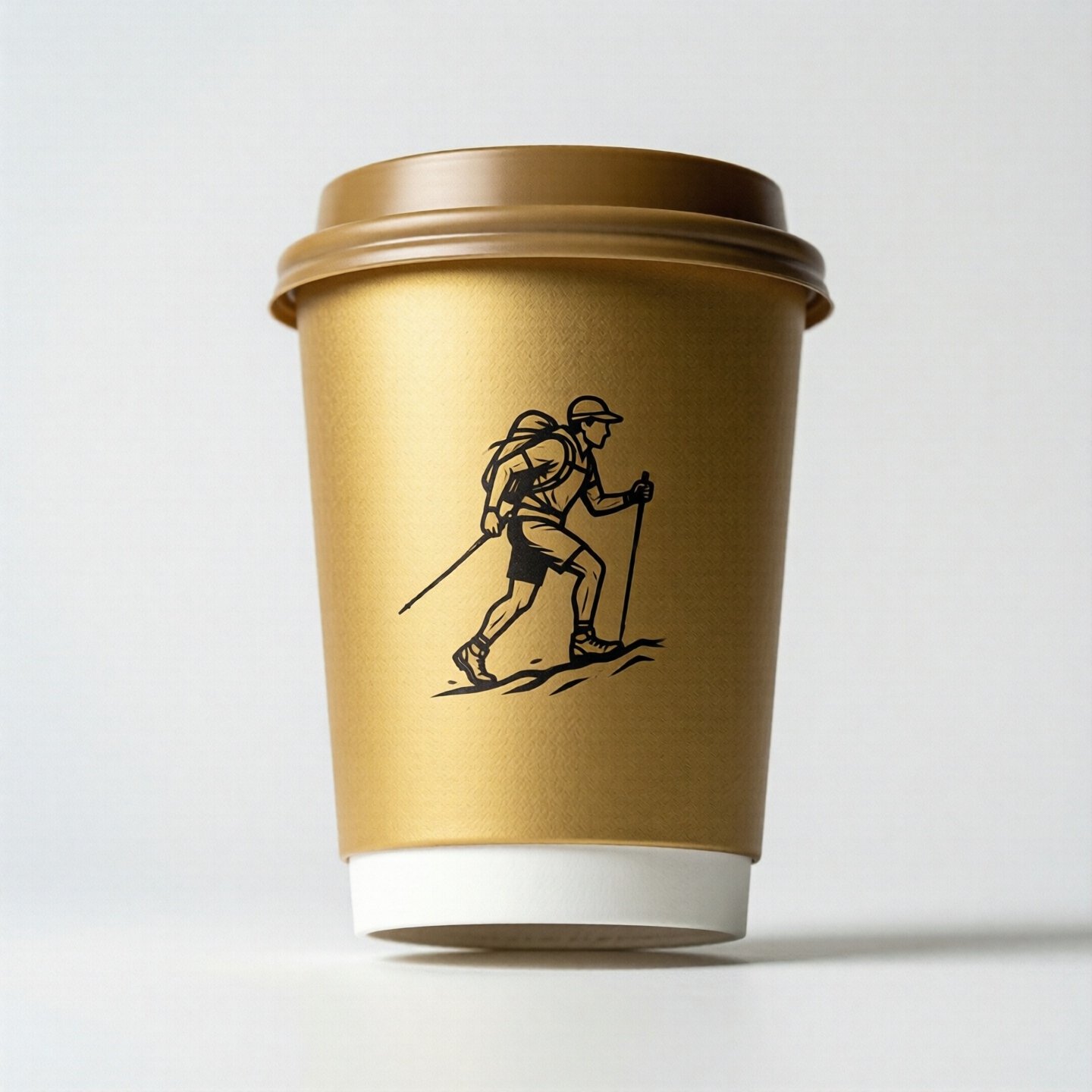 Hiking Theme Coffee Paper Cups: 8oz/12oz/16oz/20oz Hiking Theme Coffee Paper Cups: 8oz/12oz/16oz/20oz