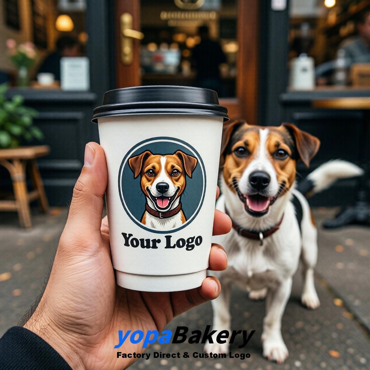 Jack Russell Terrier Double Wall Paper Cups: 8oz/12oz/16oz/20oz/22oz/24oz