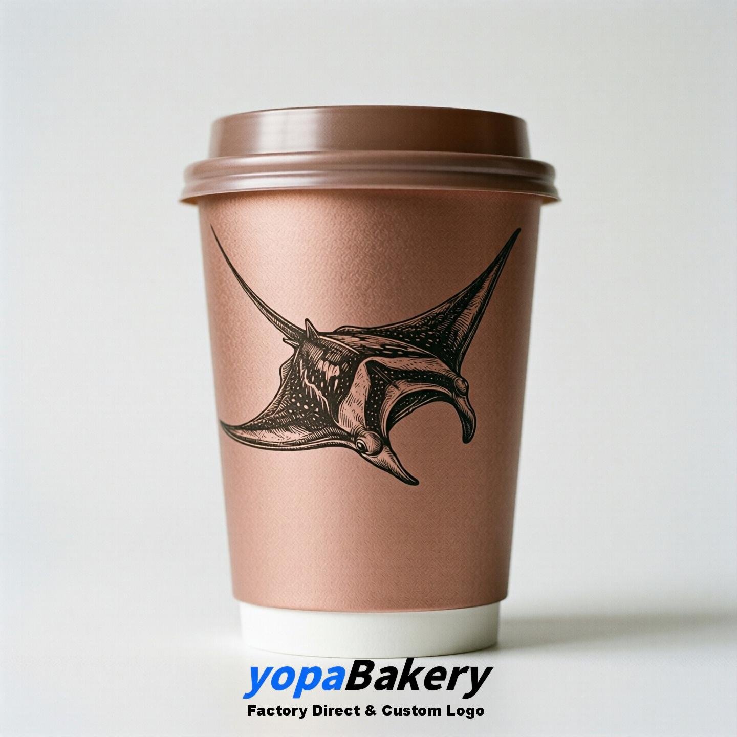 Manta Double Wall Paper Cups: 100ml/120ml/200ml/240ml/300ml/360ml/400ml/500ml/600ml/700ml