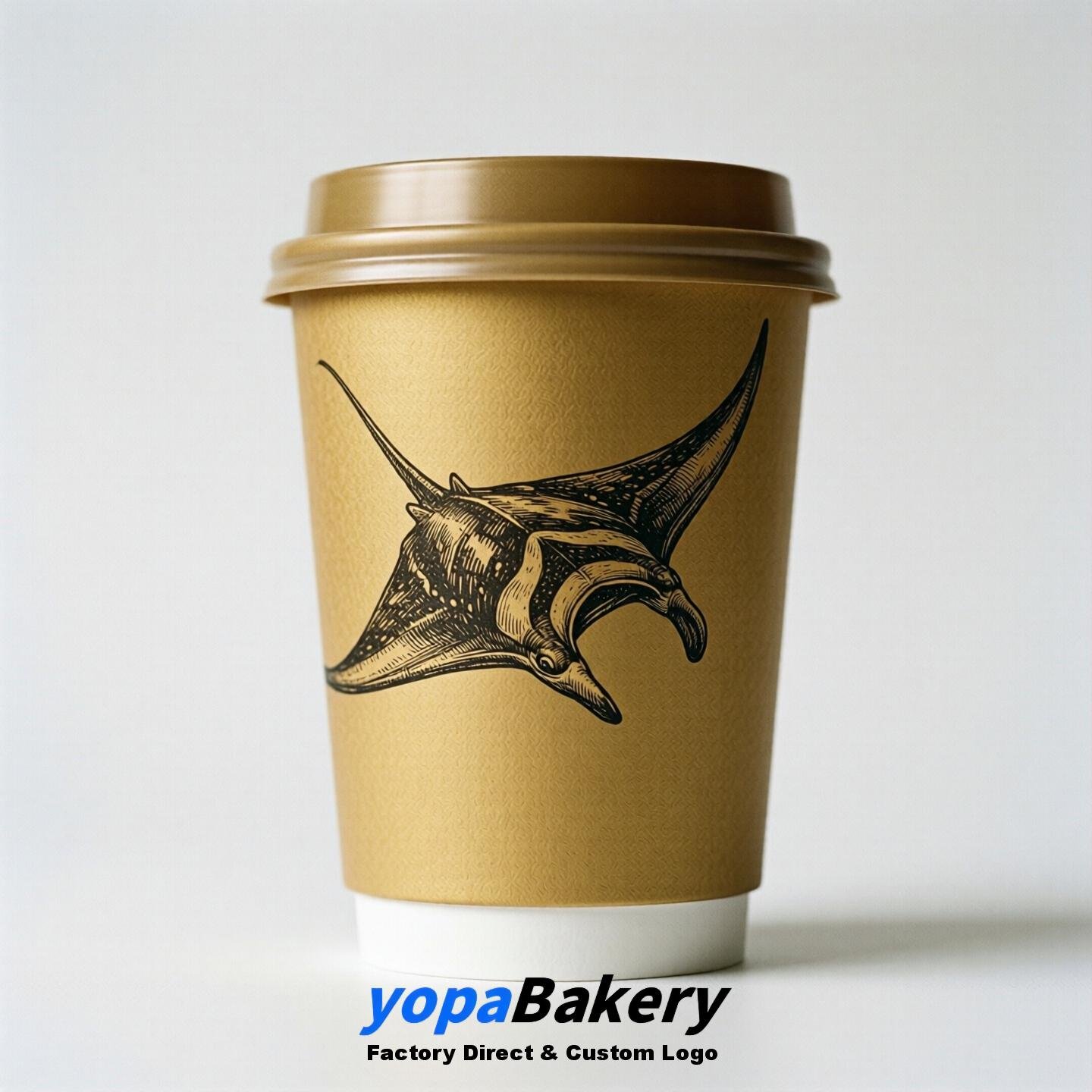 Manta Double Wall Paper Cups: 100ml/120ml/200ml/240ml/300ml/360ml/400ml/500ml/600ml/700ml
