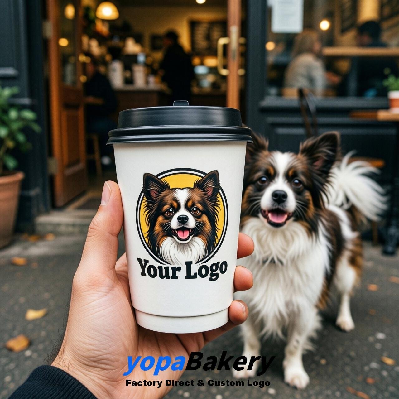 Papillon Double Wall Paper Cups: 8oz/12oz/16oz/20oz/22oz/24oz