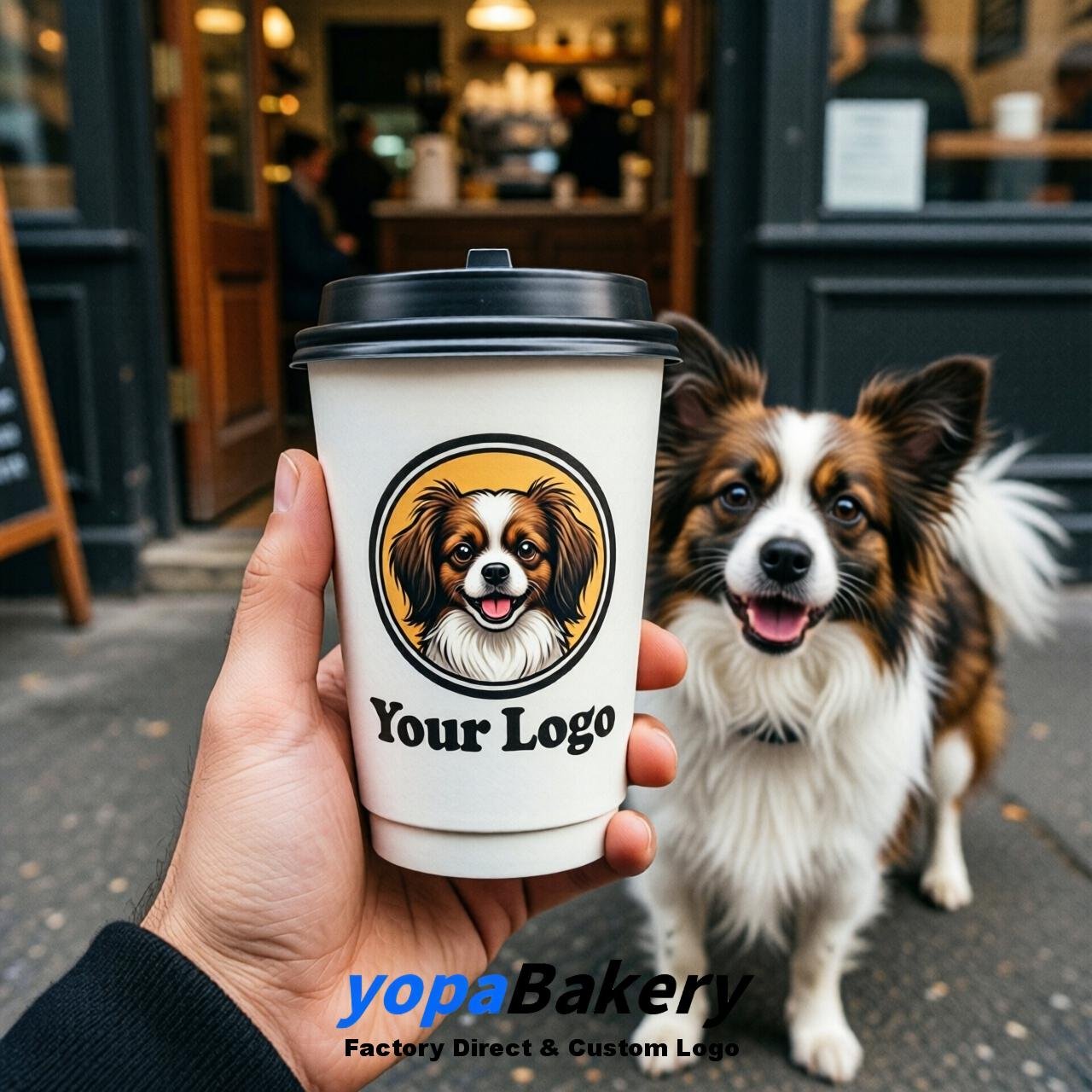 Papillon Double Wall Paper Cups: 8oz/12oz/16oz/20oz/22oz/24oz