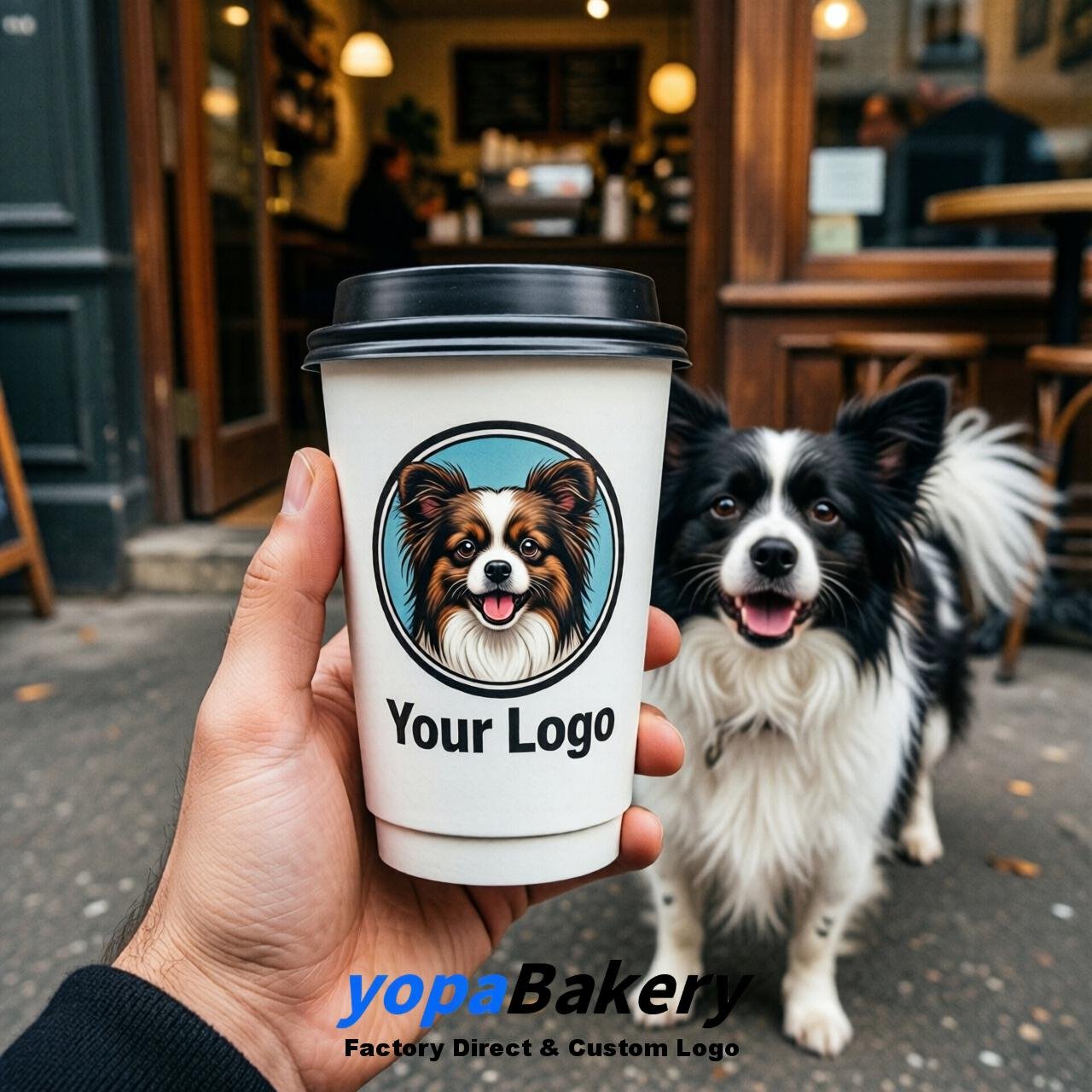 Papillon Double Wall Paper Cups: 8oz/12oz/16oz/20oz/22oz/24oz