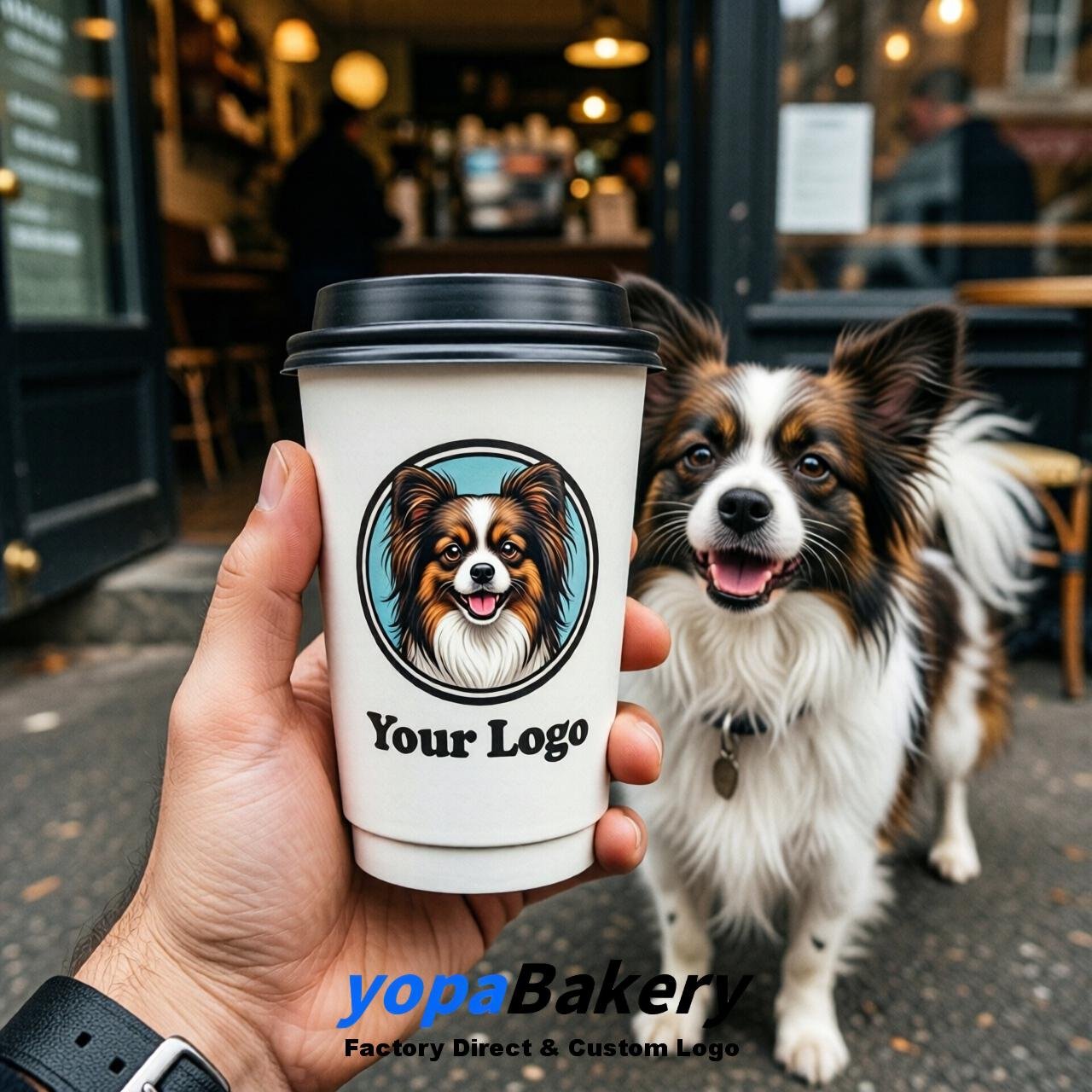 Papillon Double Wall Paper Cups: 8oz/12oz/16oz/20oz/22oz/24oz