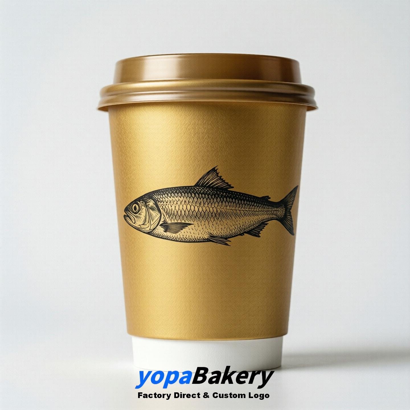 Sardine Double Wall Paper Cups: 100ml/120ml/200ml/240ml/300ml/360ml/400ml/500ml/600ml/700ml