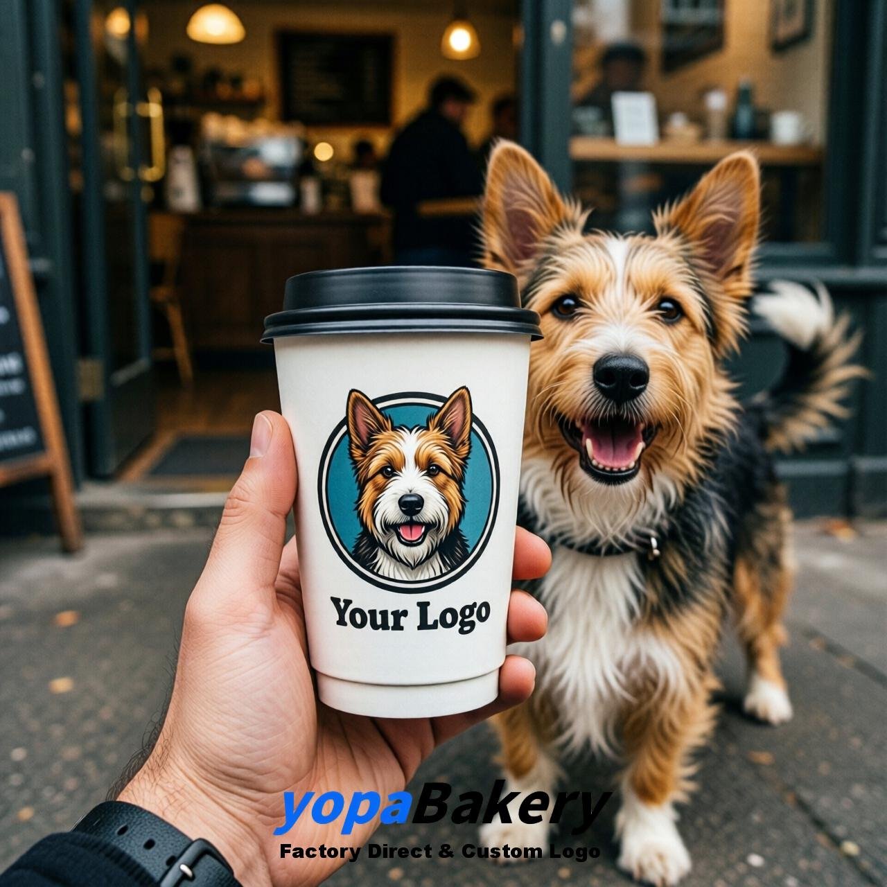 Scottish Terrier Double Wall Paper Cups: 8oz/12oz/16oz/20oz/22oz/24oz