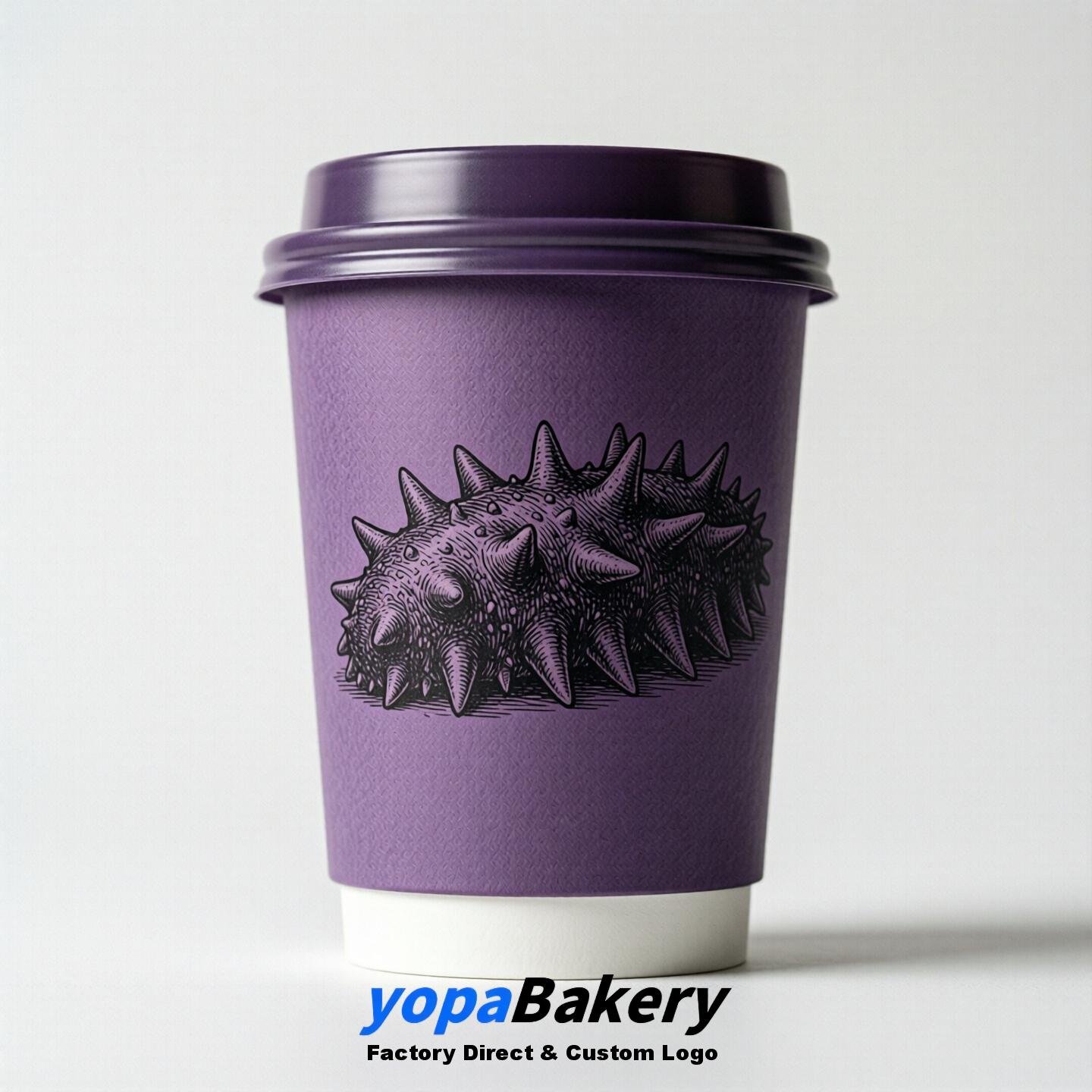 Seaucumber Double Wall Paper Cups: 100ml/120ml/200ml/240ml/300ml/360ml/400ml/500ml/600ml/700ml