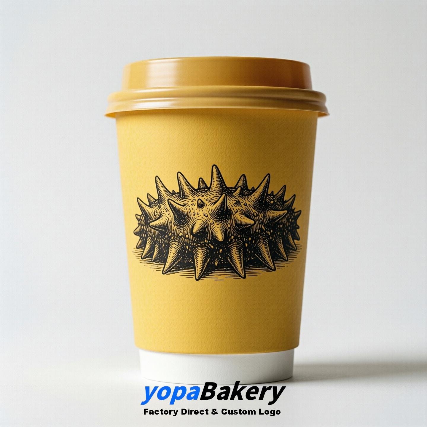 Seaucumber Double Wall Paper Cups: 100ml/120ml/200ml/240ml/300ml/360ml/400ml/500ml/600ml/700ml