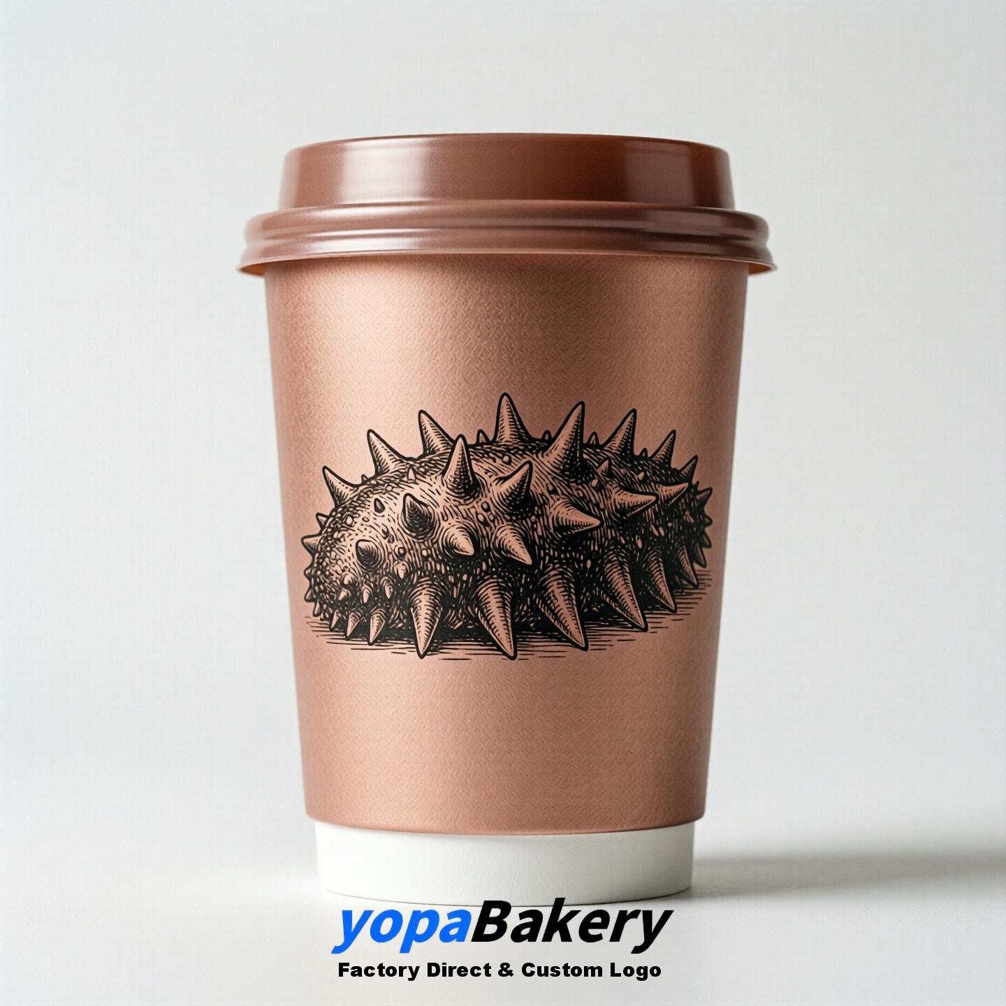 Seaucumber Double Wall Paper Cups: 100ml/120ml/200ml/240ml/300ml/360ml/400ml/500ml/600ml/700ml