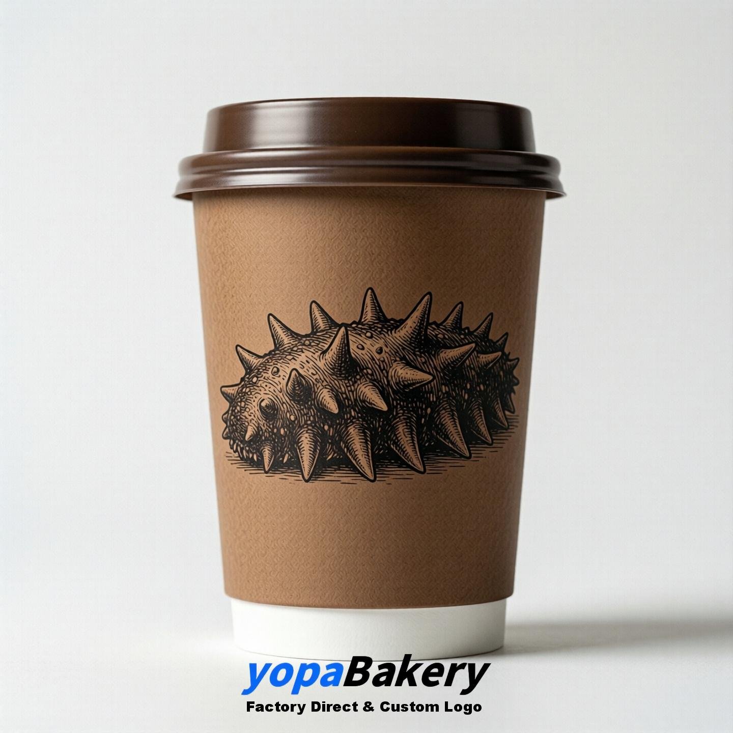 Seaucumber Double Wall Paper Cups: 100ml/120ml/200ml/240ml/300ml/360ml/400ml/500ml/600ml/700ml