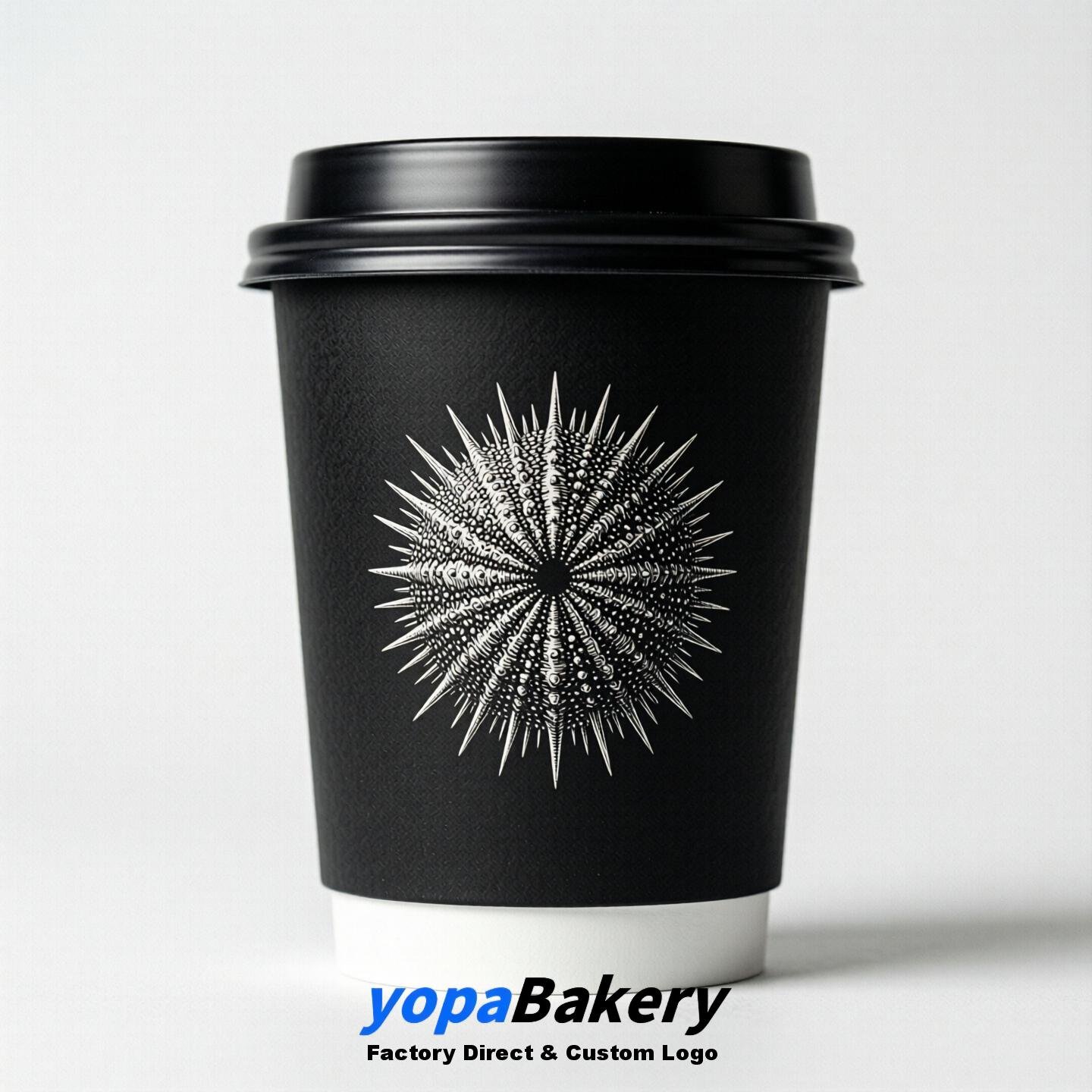 Seaurchin Double Wall Paper Cups: 100ml/120ml/200ml/240ml/300ml/360ml/400ml/500ml/600ml/700ml