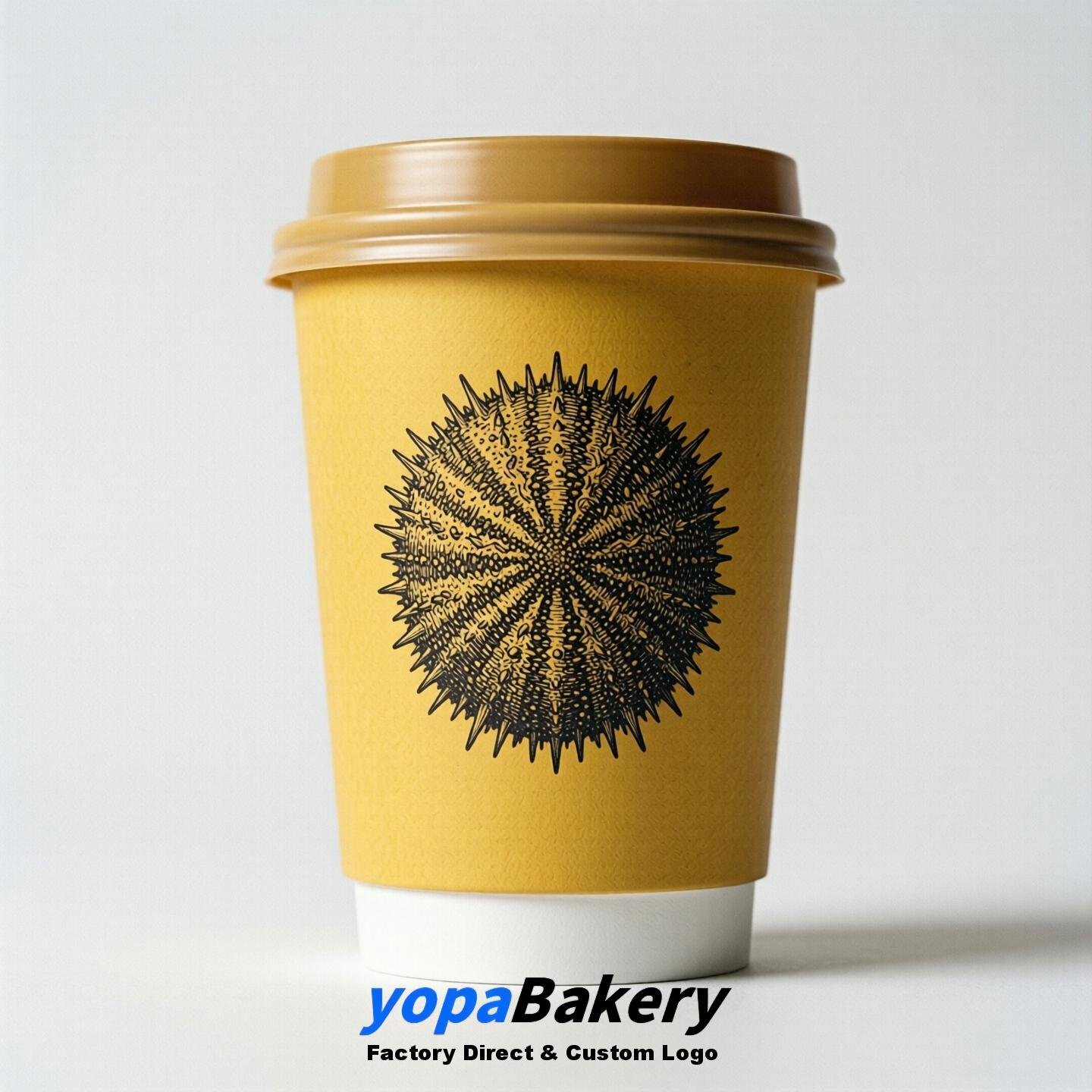 Seaurchin Double Wall Paper Cups: 100ml/120ml/200ml/240ml/300ml/360ml/400ml/500ml/600ml/700ml