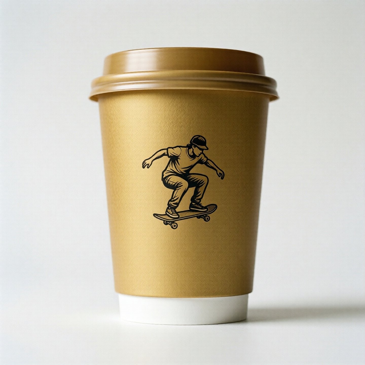 Skateboarding Theme Coffee Paper Cups: 8oz/12oz/16oz/20oz Skateboarding Theme Coffee Paper Cups: 8oz/12oz/16oz/20oz