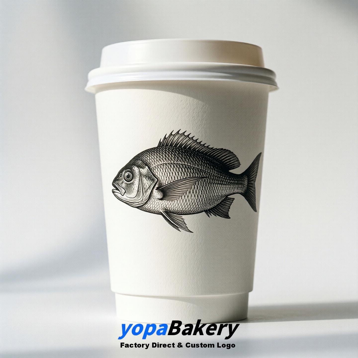 Snapper Double Wall Paper Cups: 100ml/120ml/200ml/240ml/300ml/360ml/400ml/500ml/600ml/700ml