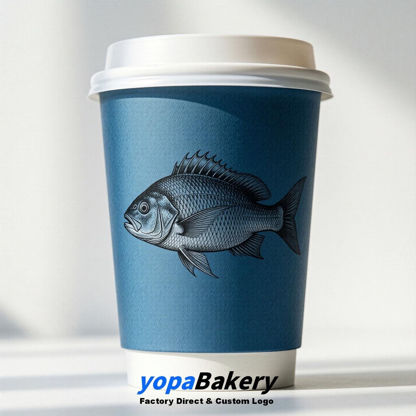 Snapper Double Wall Paper Cups: 100ml/120ml/200ml/240ml/300ml/360ml/400ml/500ml/600ml/700ml