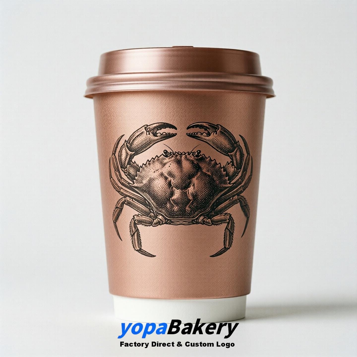 Snowcrab Double Wall Paper Cups: 100ml/120ml/200ml/240ml/300ml/360ml/400ml/500ml/600ml/700ml