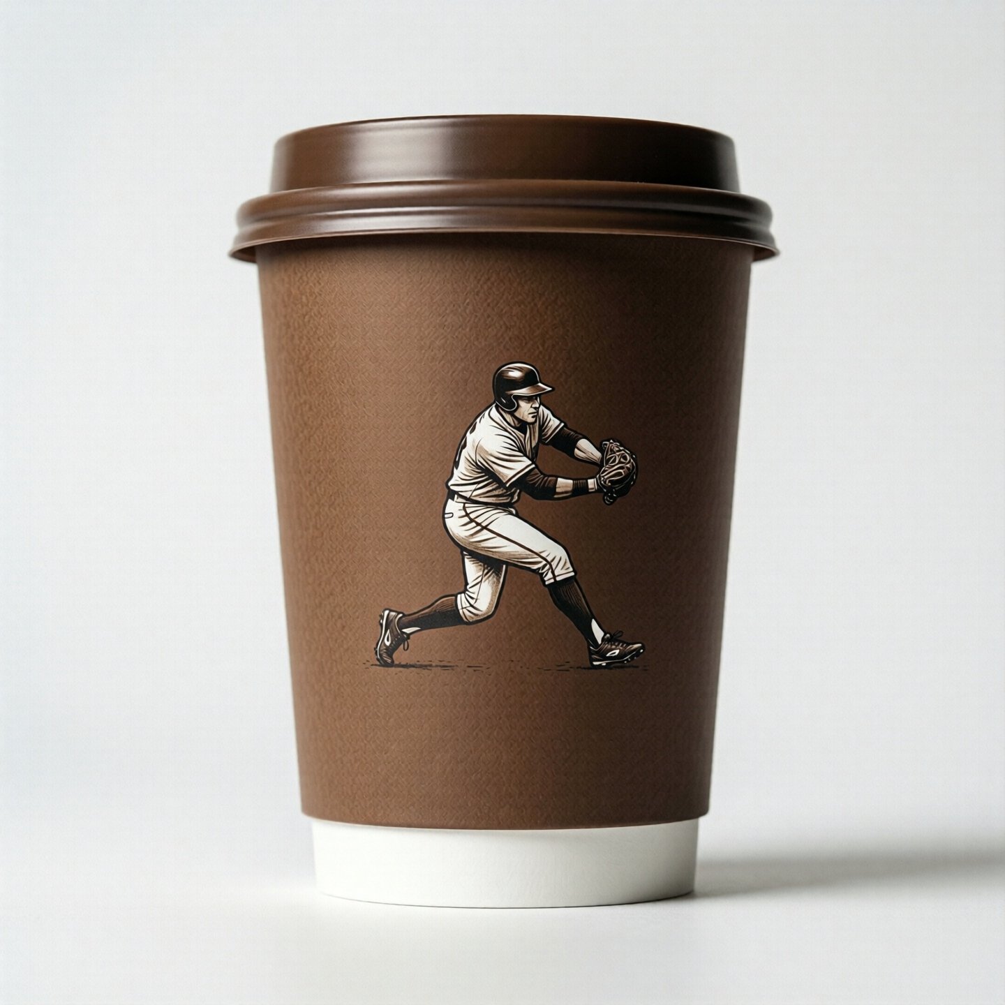 Softball Theme Coffee Paper Cups: 8oz/12oz/16oz/20oz