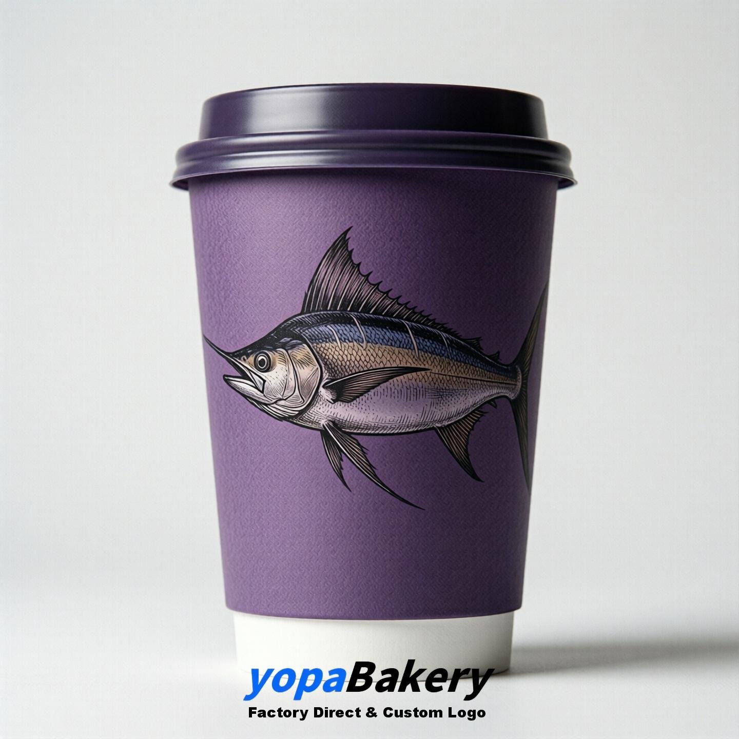 Swordfish Double Wall Paper Cups: 100ml/120ml/200ml/240ml/300ml/360ml/400ml/500ml/600ml/700ml