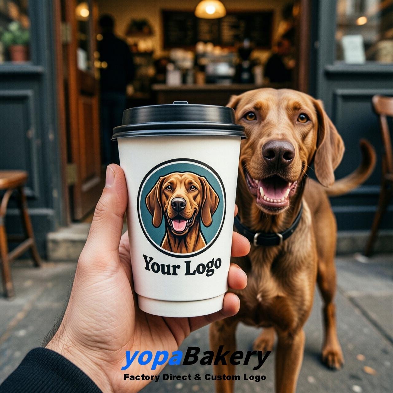Vizsla Double Wall Paper Cups: 8oz/12oz/16oz/20oz/22oz/24oz