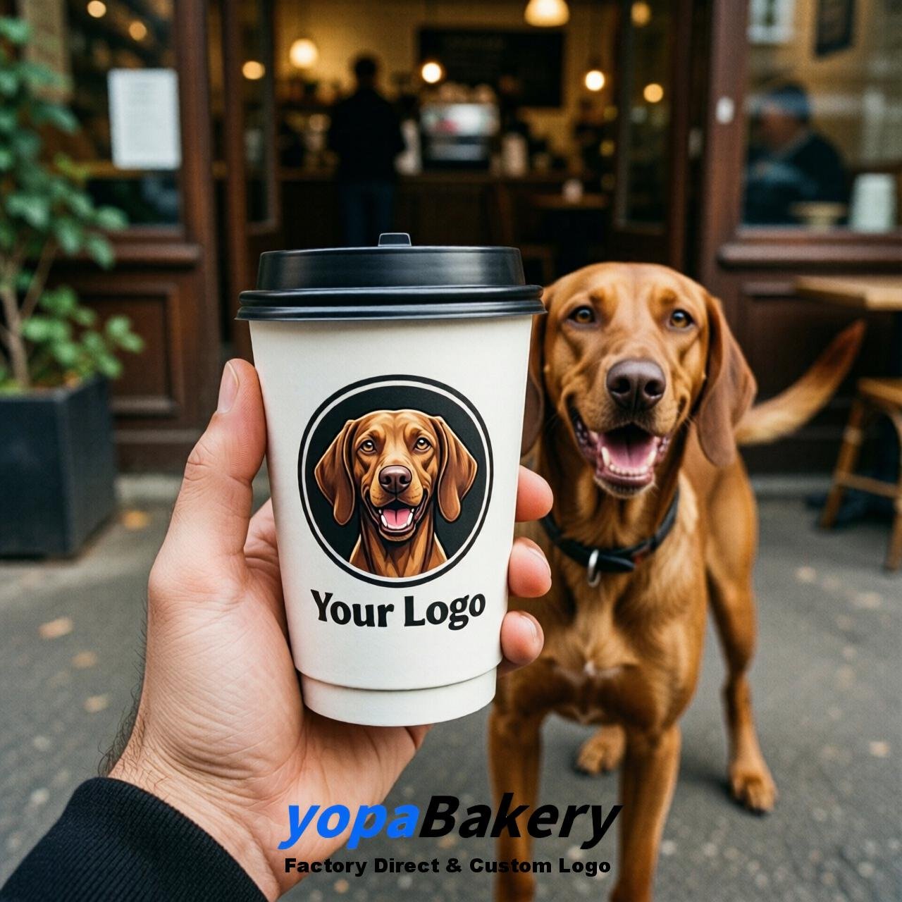 Vizsla Double Wall Paper Cups: 8oz/12oz/16oz/20oz/22oz/24oz