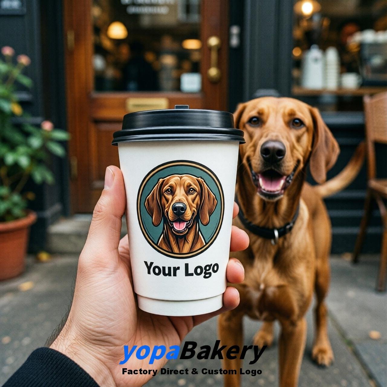 Vizsla Double Wall Paper Cups: 8oz/12oz/16oz/20oz/22oz/24oz