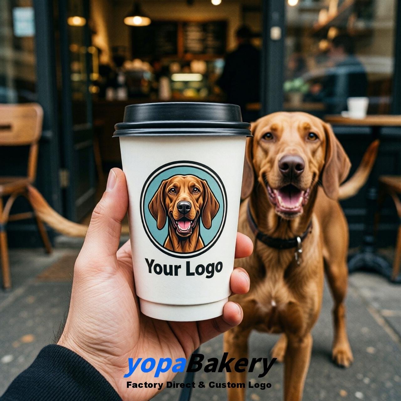 Vizsla Double Wall Paper Cups: 8oz/12oz/16oz/20oz/22oz/24oz
