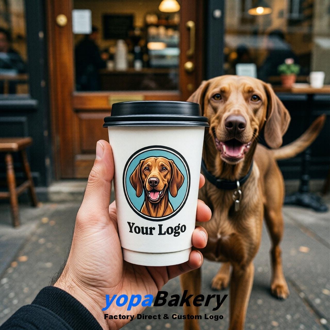 Vizsla Double Wall Paper Cups: 8oz/12oz/16oz/20oz/22oz/24oz