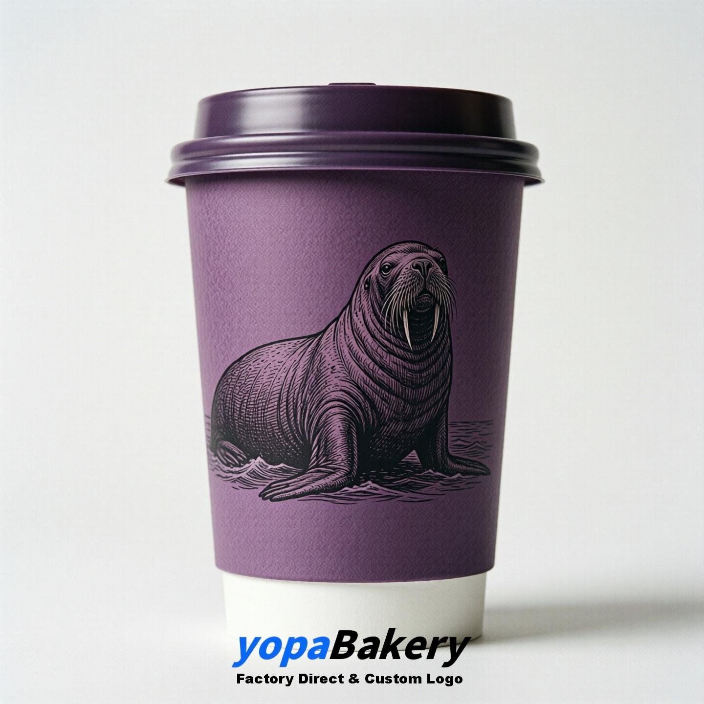 Walrus Double Wall Paper Cups: 100ml/120ml/200ml/240ml/300ml/360ml/400ml/500ml/600ml/700ml