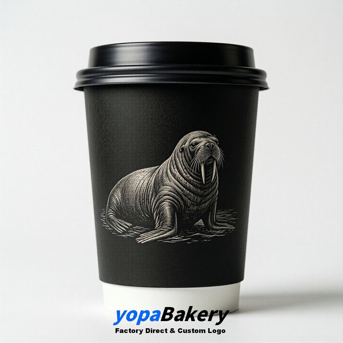 Walrus Double Wall Paper Cups: 100ml/120ml/200ml/240ml/300ml/360ml/400ml/500ml/600ml/700ml