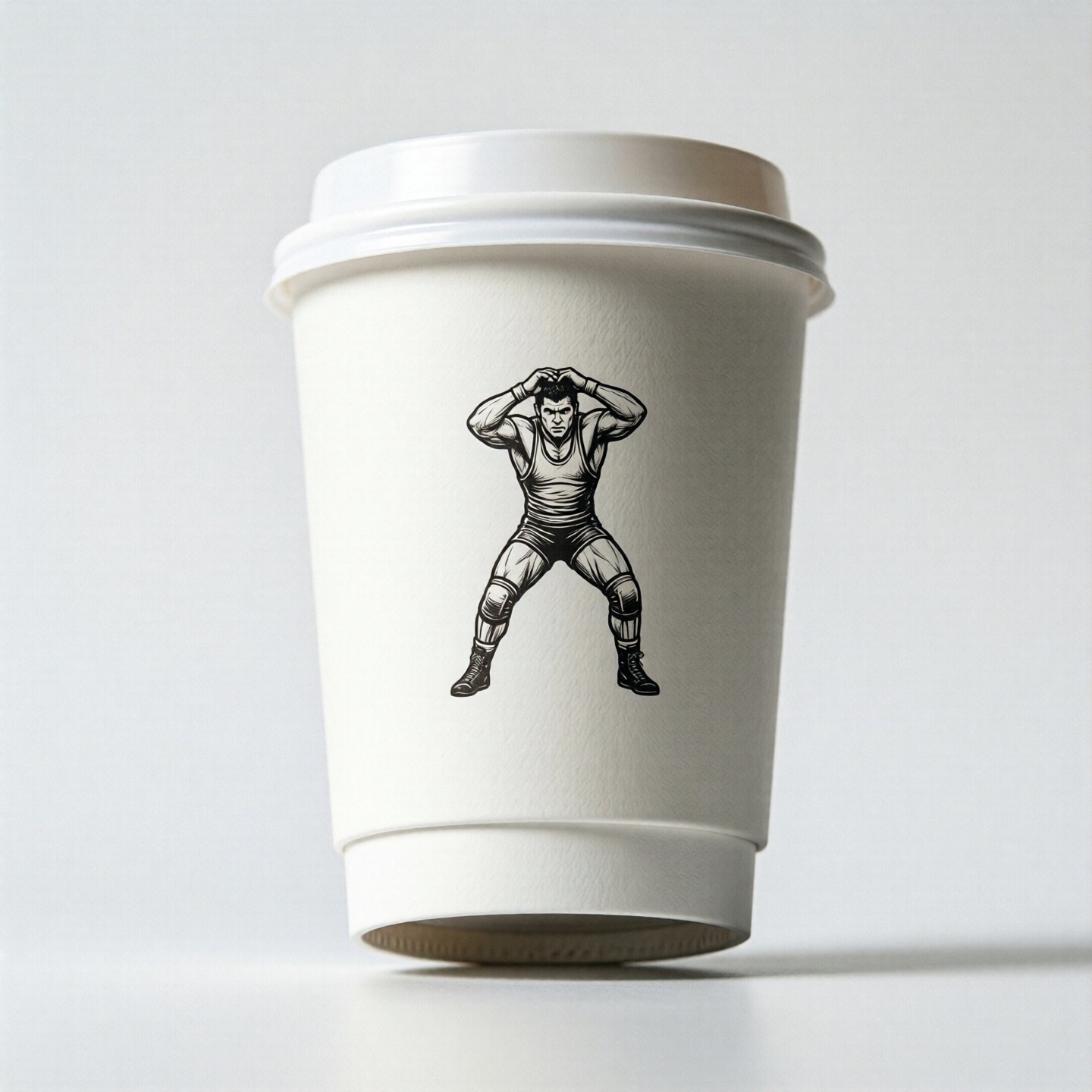 Wrestling Theme Coffee Paper Cups: 8oz/12oz/16oz/20oz