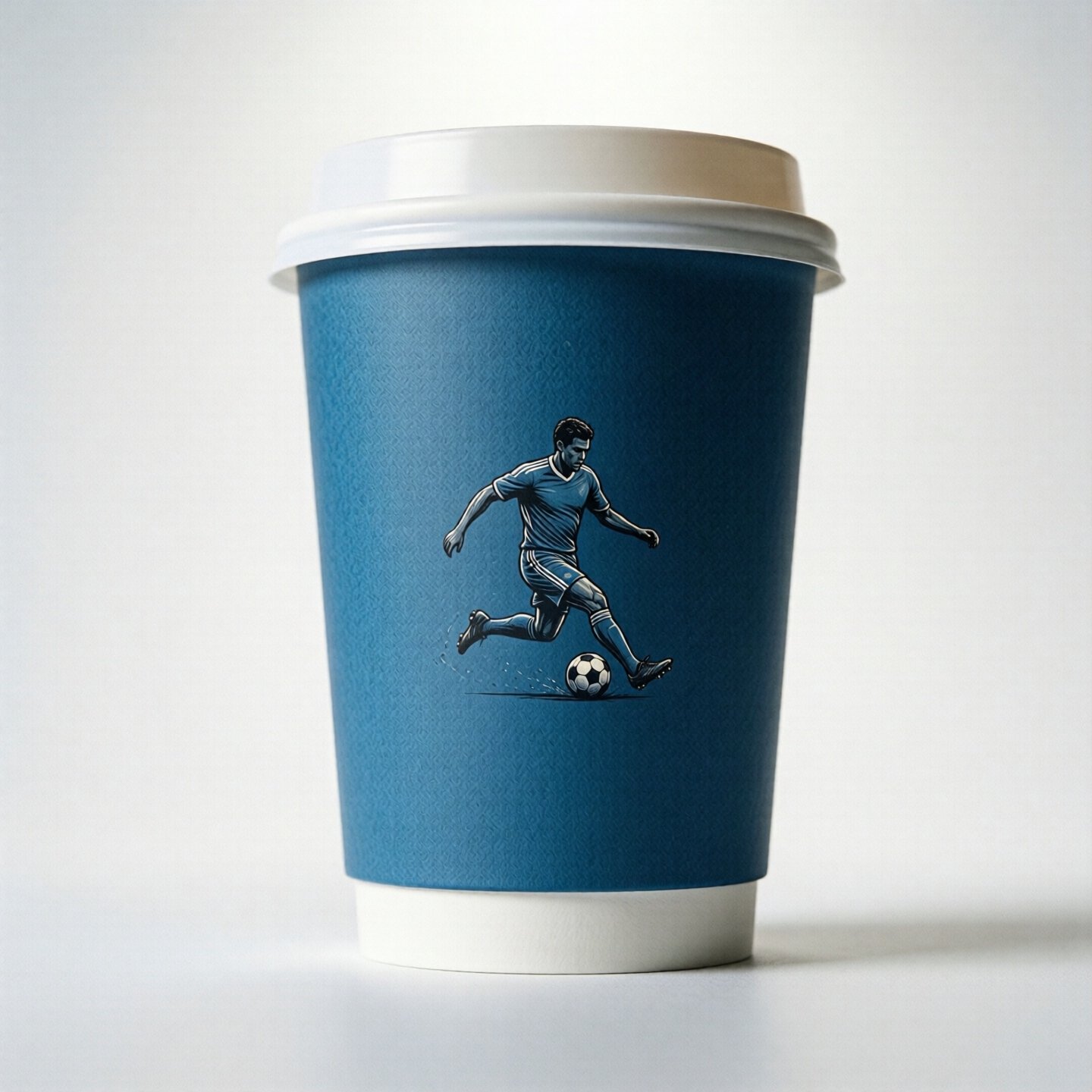 Football Soccer Coffee Paper Cups: 8oz/12oz/16oz/20oz