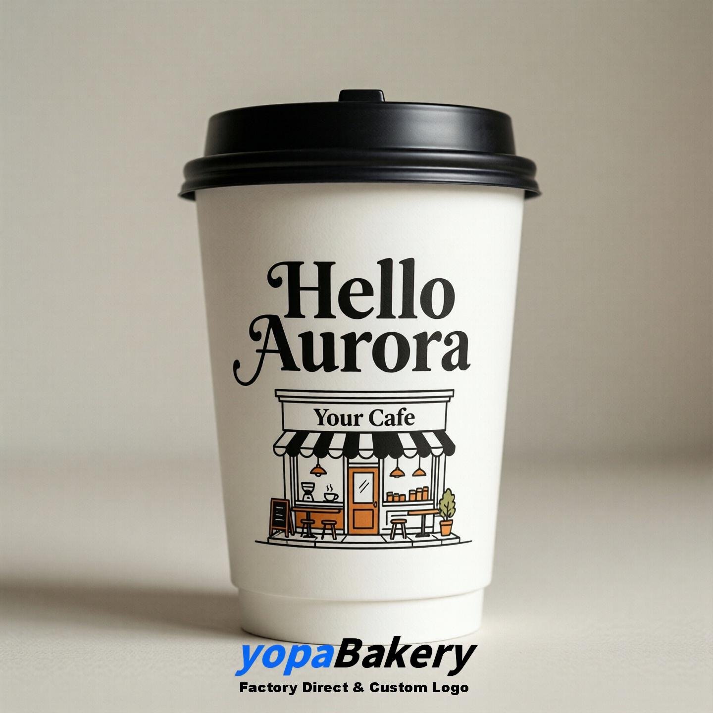 Welcome to Aurora Printed Paper Coffee Cups | Aurora Coffee Packaging Design Firm