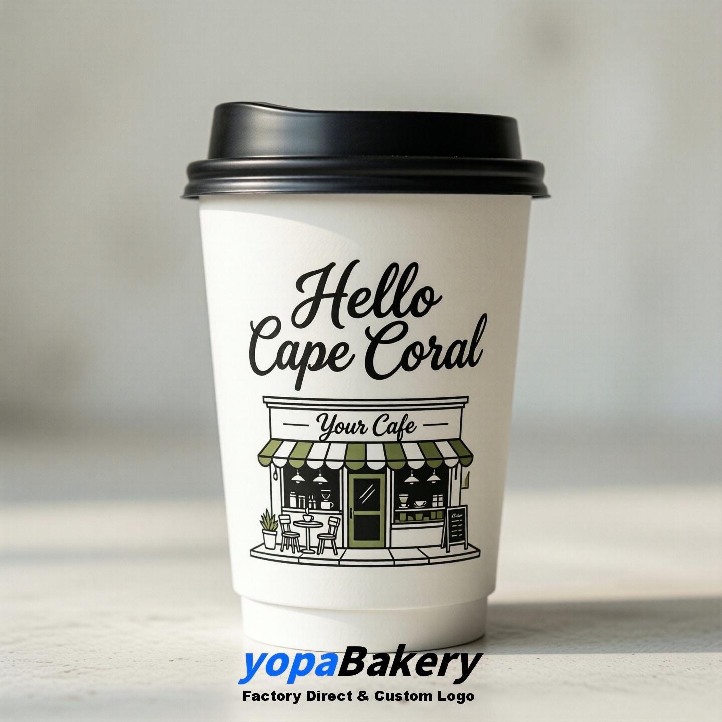 Welcome to Cape Coral Printed Paper Coffee Cups | Cape Coral Cafe Packaging Designer