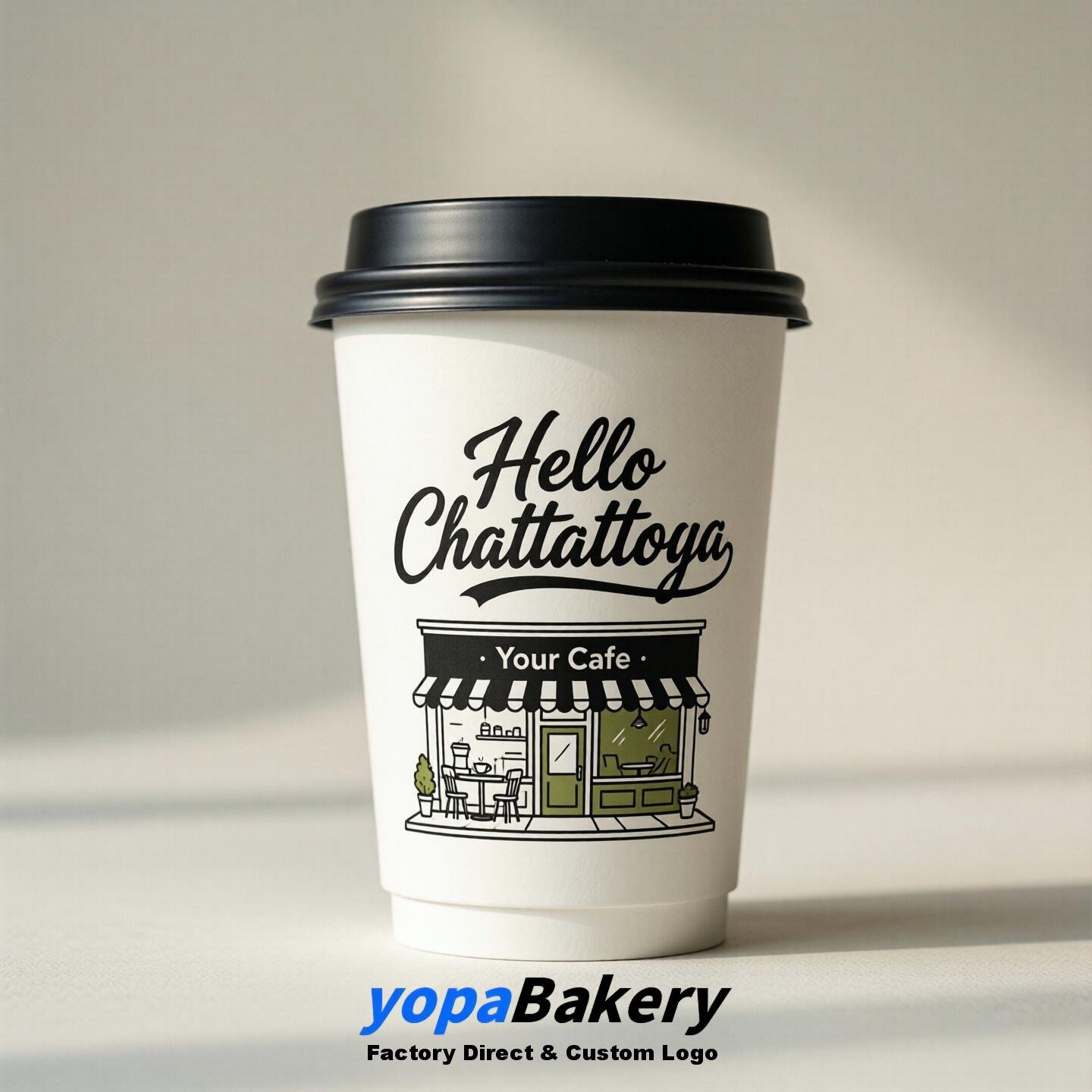 Welcome to Chattanooga Printed Paper Coffee Cups | Chattanooga Cafe Packaging Designer