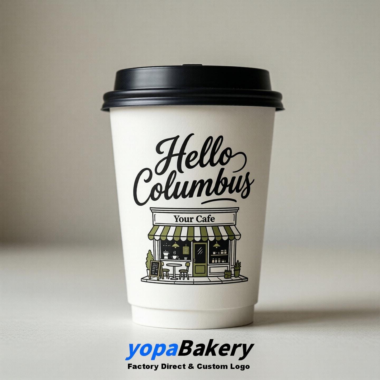 Welcome to Columbus Printed Paper Coffee Cups | Columbus Cafe Packaging Designer