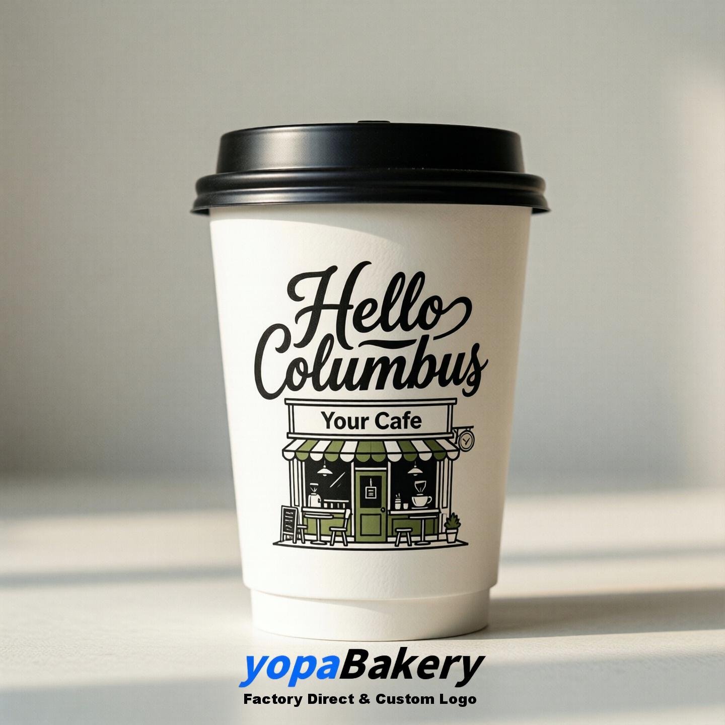 Welcome to Columbus Printed Paper Coffee Cups | Columbus Cafe Packaging Designer
