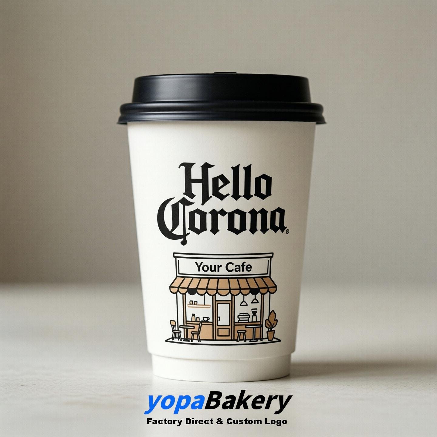 Welcome to Corona Printed Paper Coffee Cups | Corona Cafe Packaging Designer